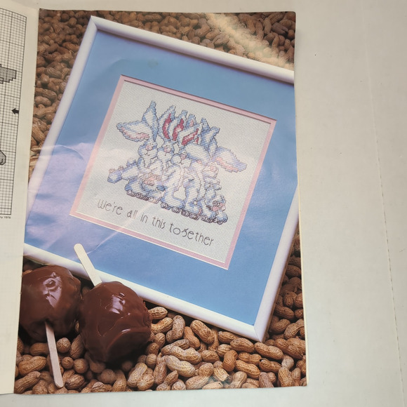 Paragon Stewart Moskowitz American Rabbit Funny Retro Cross Stitch Pattern Book - Picture 6 of 6